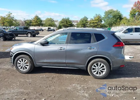 2017 Nissan Rogue Sv z USA, uszkodzony, nr VIN KNMAT2MV2HP614399